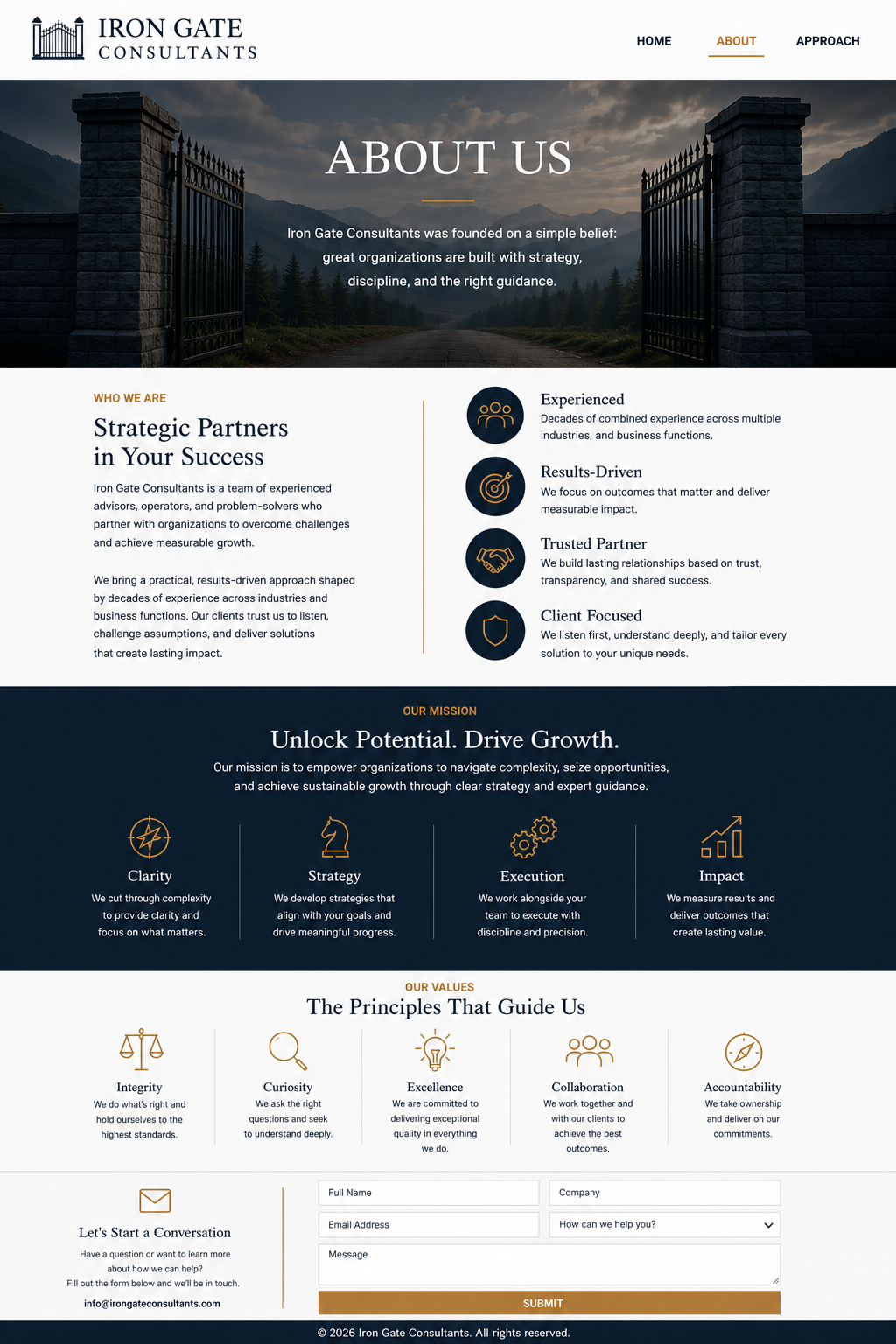About Iron Gate Consultants — Strategic Partners in Your Success.